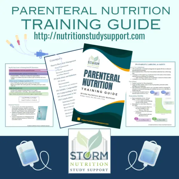 Parenteral Nutrition Training Guide