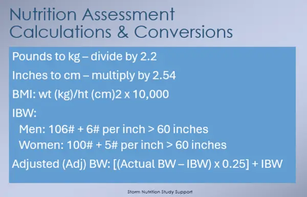 Nutrition Support Calculation Tutorial - Image 2